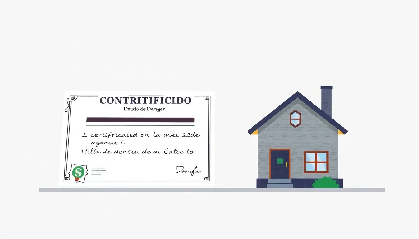 certificado de deuda con la comunidad para vender tu casa
