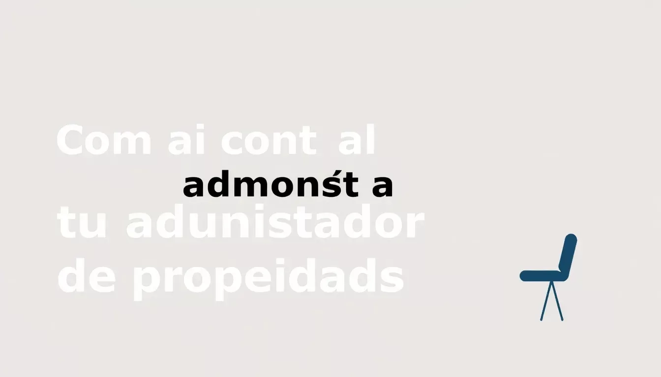 como contactar a tu administrador de propiedades