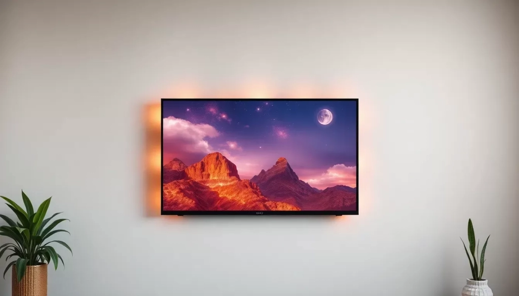 decorar la pared del televisor