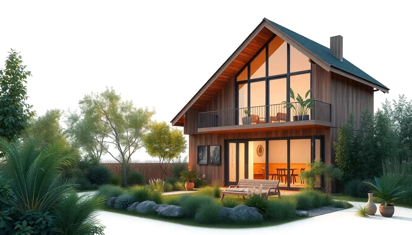 hogar sostenible y respetuoso con el medio ambiente