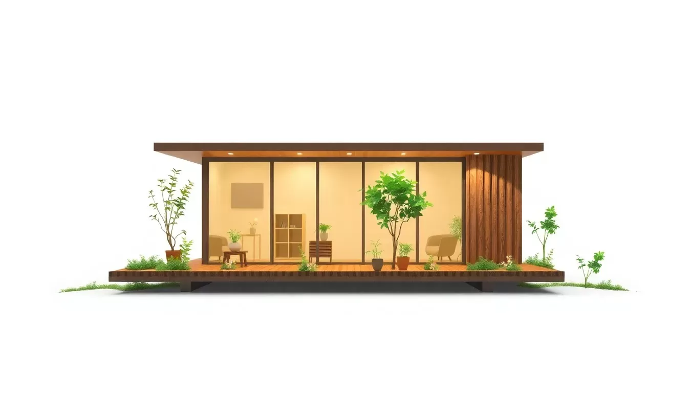 modulo habitacional saludable y sostenible plus para el medioambiente