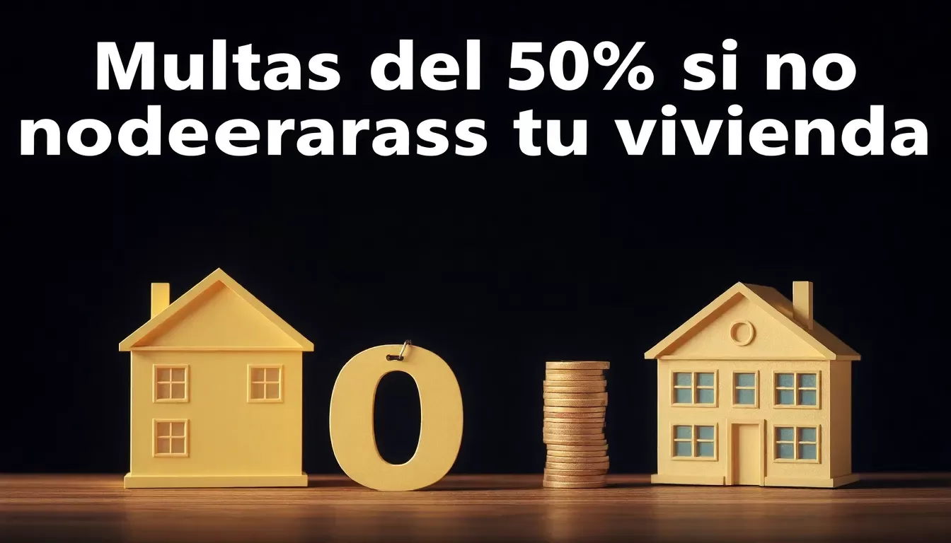 multas del 50 si no declaras tu vivienda y como hacerlo