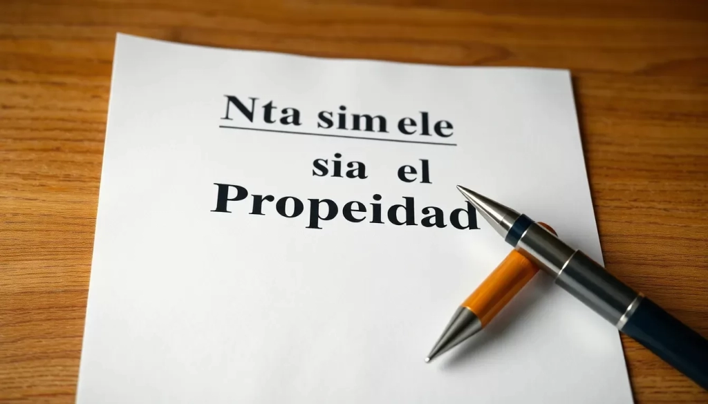nota simple del registro de la propiedad
