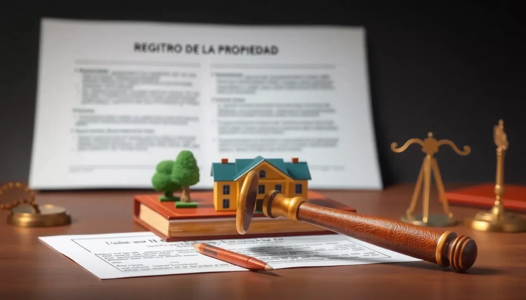 que se inscribe en el registro de la propiedad