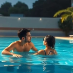 Socorrista en piscina comunitaria