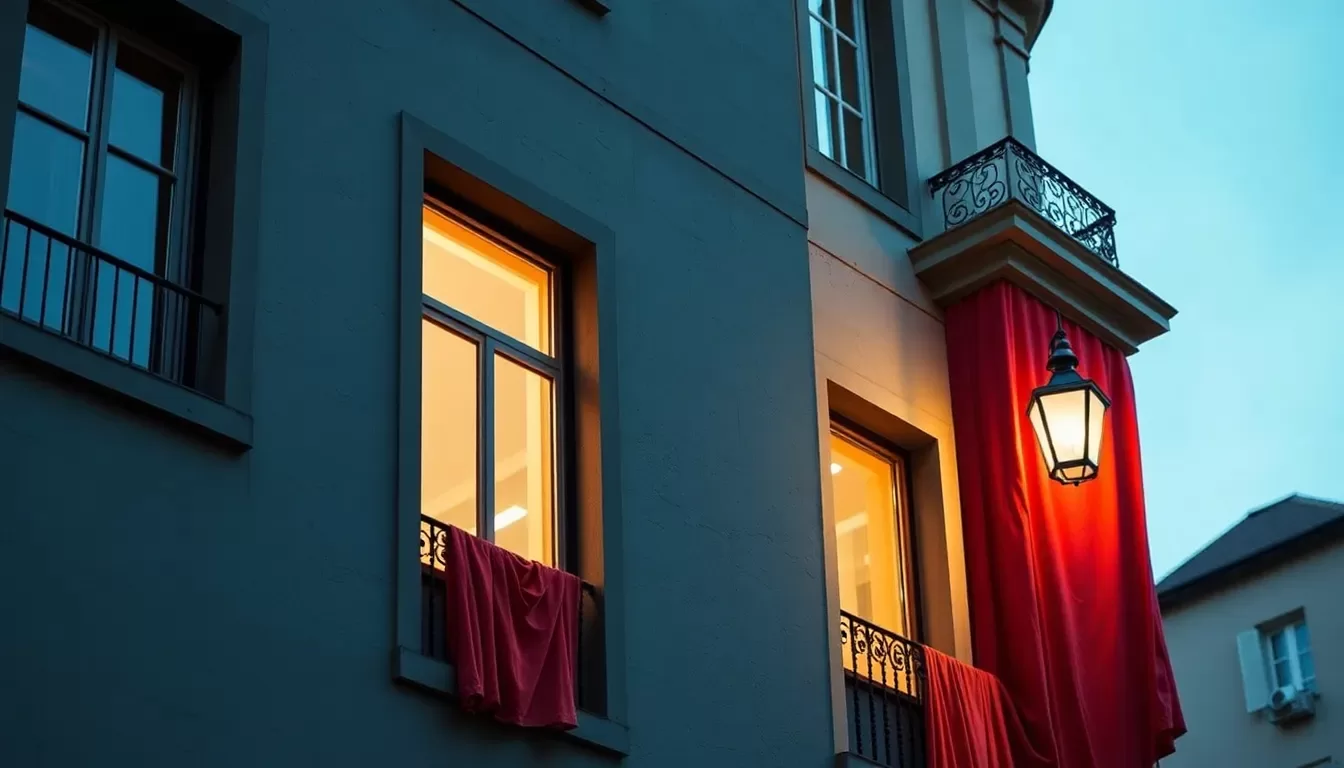 tendiendo ropa en la fachada de un edificio es legal